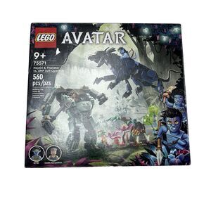LEGO AVATAR Neytiri & Thanator vs. AMP Suit Quaritch 75571 Complete Set 560 Pc